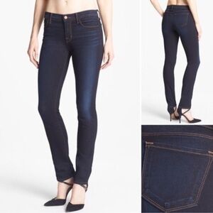 J Brand Jeans Mid Rise Skinny 26 Dark Atlantis Wash Stretch Classic Slim Leg